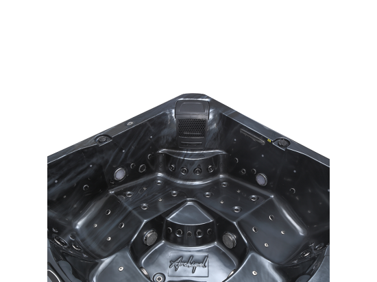 Vente Unique Spa 5 Places Archipel® GT5 PRO MAX BLANC NACRÉ - Spa Thérapeutique Balboa® 215 X 215 Cm