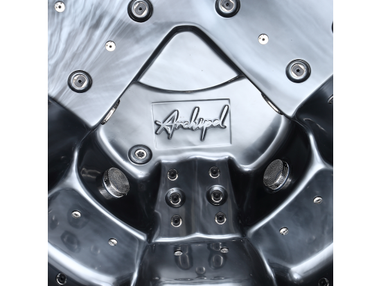 Vente Unique Spa 5 Places Archipel® GT5 PRO MAX BLANC NACRÉ - Spa Thérapeutique Balboa® 215 X 215 Cm