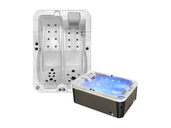 Vente Unique Spa Archipel® GR2 Relaxation : Spa Balboa® 2 Places Allongées 210 X 148 Cm