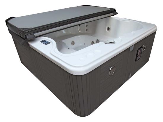 vente unique Spa "Cuba" 6 places - Cuve blanc - système Balboa +Bluetooth intégré - 220x210x80cm