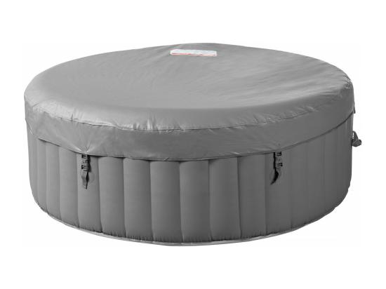 Vente Unique Spa Gonflable En PVC "Rio" - 4 Places - Gris/Blanc