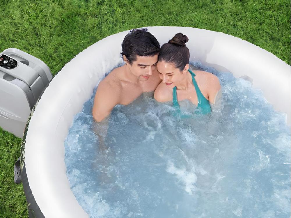 Vente Unique Spa Gonflable Lay-Z-Spa Aruba Rond Airjet 2/3 Places - Bestway