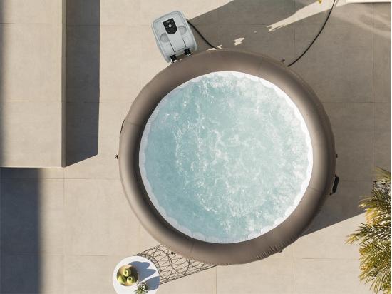 Vente Unique Spa Gonflable Lay-Z-Spa Dominica Rond Hydrojet 4/6 Places - Bestway