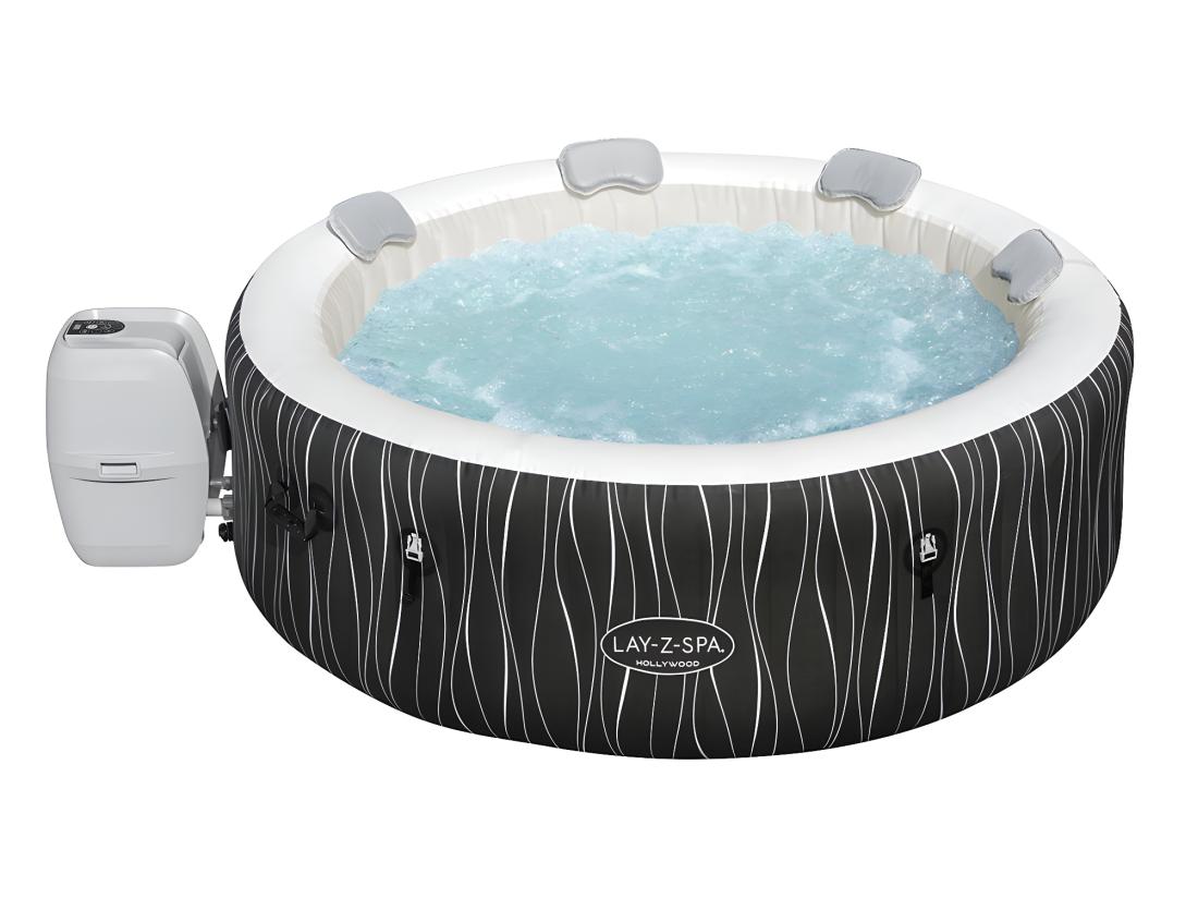 Vente Unique Spa Gonflable Lay-Z-Spa Hollywood Rond Airjet 4/6 Places - Bestway