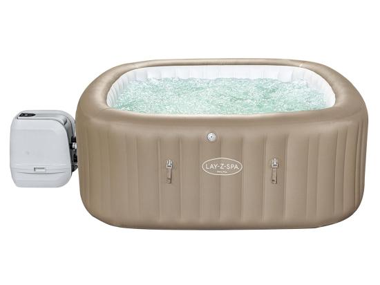 vente unique Spa gonflable Lay-Z-Spa Palma carré Hydrojet Pro 5/7 places - Bestway