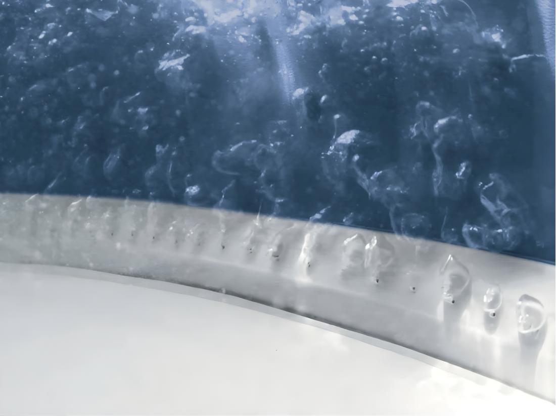 Vente Unique Spa Gonflable PureSpa Blue Navy Rond Bulles 6 Places - Intex