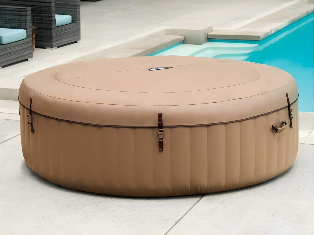 Vente Unique Spa Gonflable PureSpa Sahara Rond Bulles 6 Places - Intex