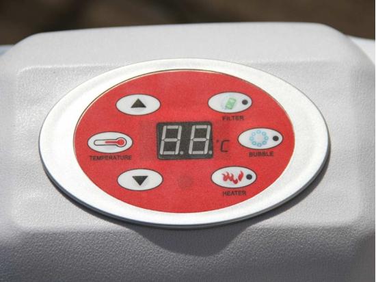 Vente Unique Spa Gonflable Rond Bulles 6 Places - AquaZendo