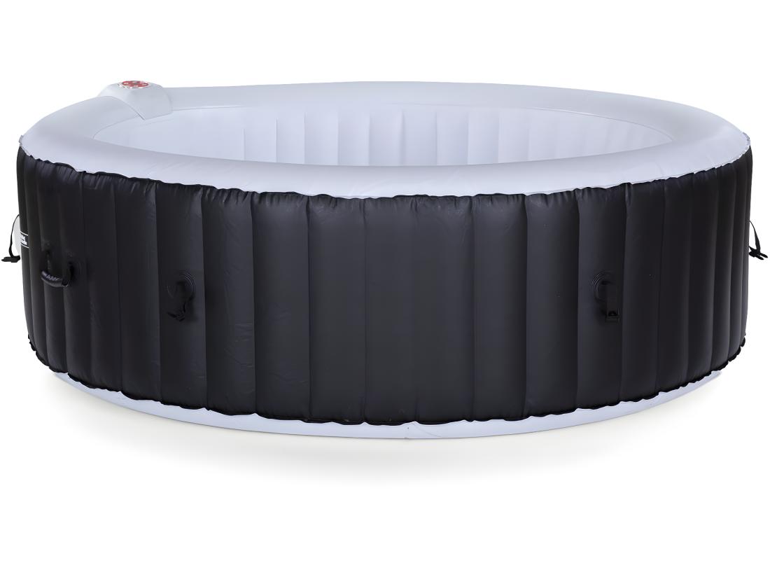 Vente Unique Spa Gonflable "St Tropez" 6 Places - Rond - Noir