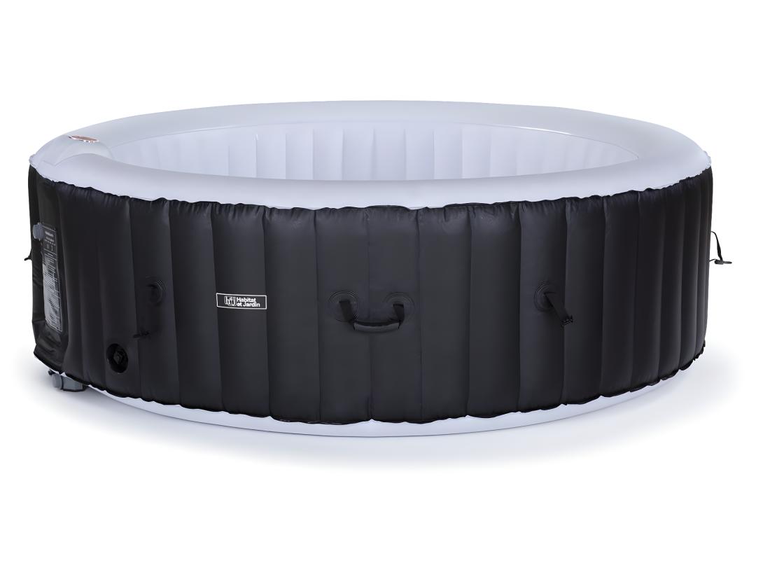 vente unique Spa gonflable "St Tropez" 6 places - rond - Noir
