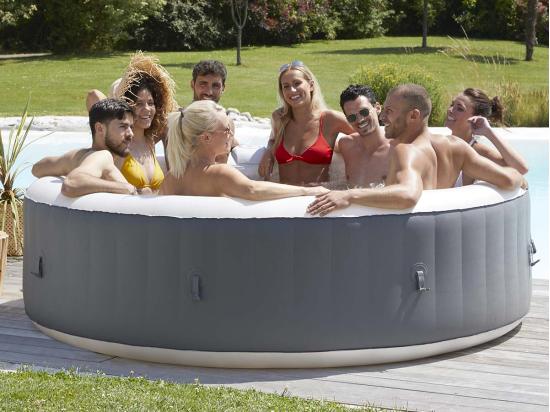 Vente Unique Spa Gonflable Xtra Rond Bulles 8 Places - Infinite Spa