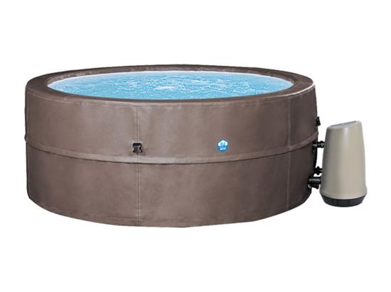 Vente Unique Spa Portable Semi-rigide Vita Premium Rond Bulles 4-6 Places Avec Mobilier - Netspa