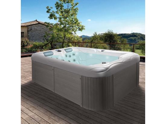 Vente Unique Spa Rigide Cuve Acrylique Et Châssis Bois ML300 (3 Places Dont 2 Allongées)
