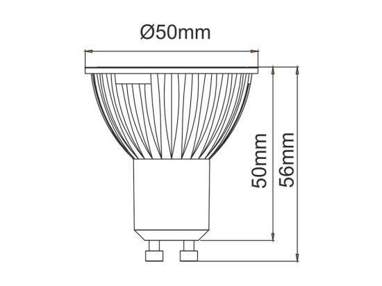 vente unique Spot LED GU10 6W 120 Uniform-Line 3000k