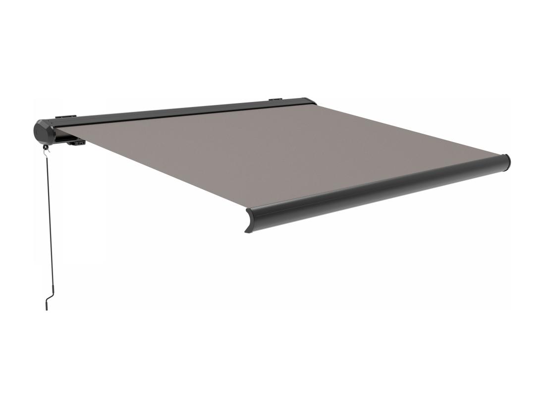 Vente Unique Store Banne Coffre Integral 2.5x2m Aluminium Taupe