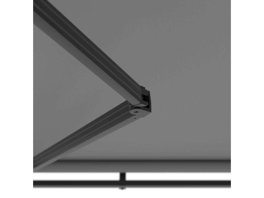Vente Unique Store Banne électrique 4x3m En Aluminium Anthracite