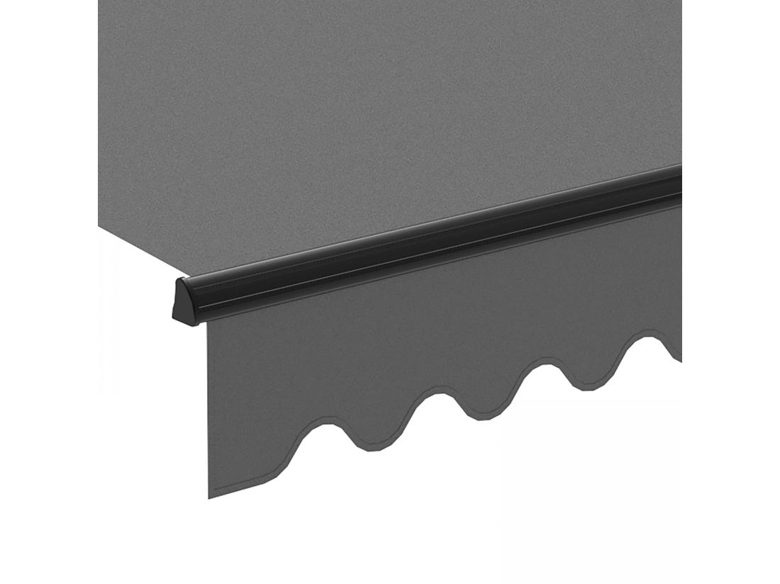 Vente Unique Store Banne électrique 4x3m En Aluminium Anthracite