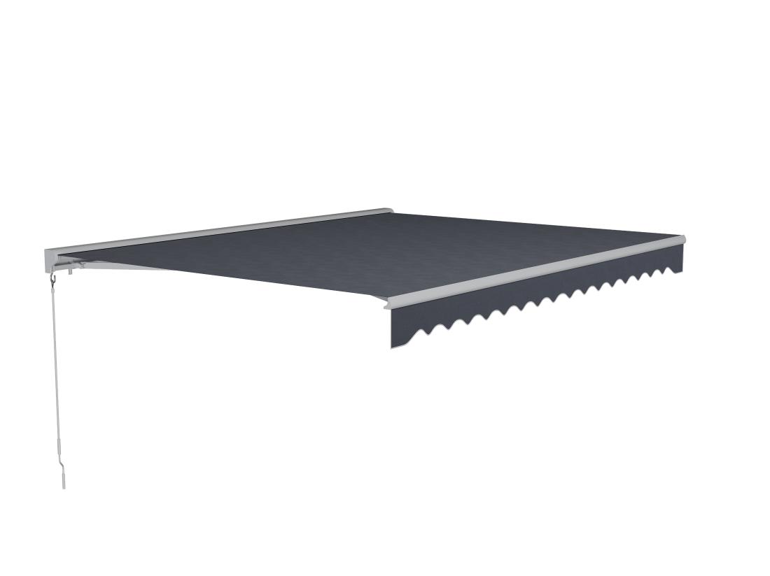 Vente Unique Store Banne Motorisé Avec Semi-coffre 4 X 3 M - Anthracite - COFANA
