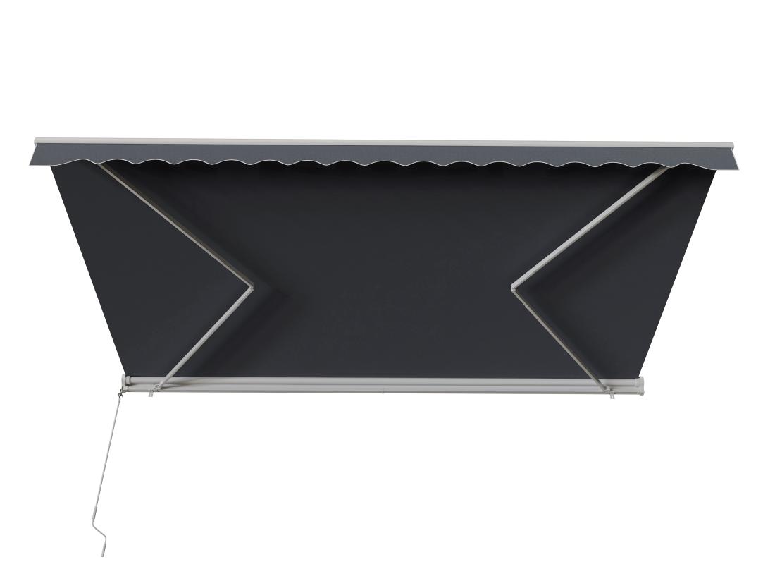 Vente Unique Store Banne Motorisé Avec Semi-coffre 4 X 3 M - Anthracite - COFANA