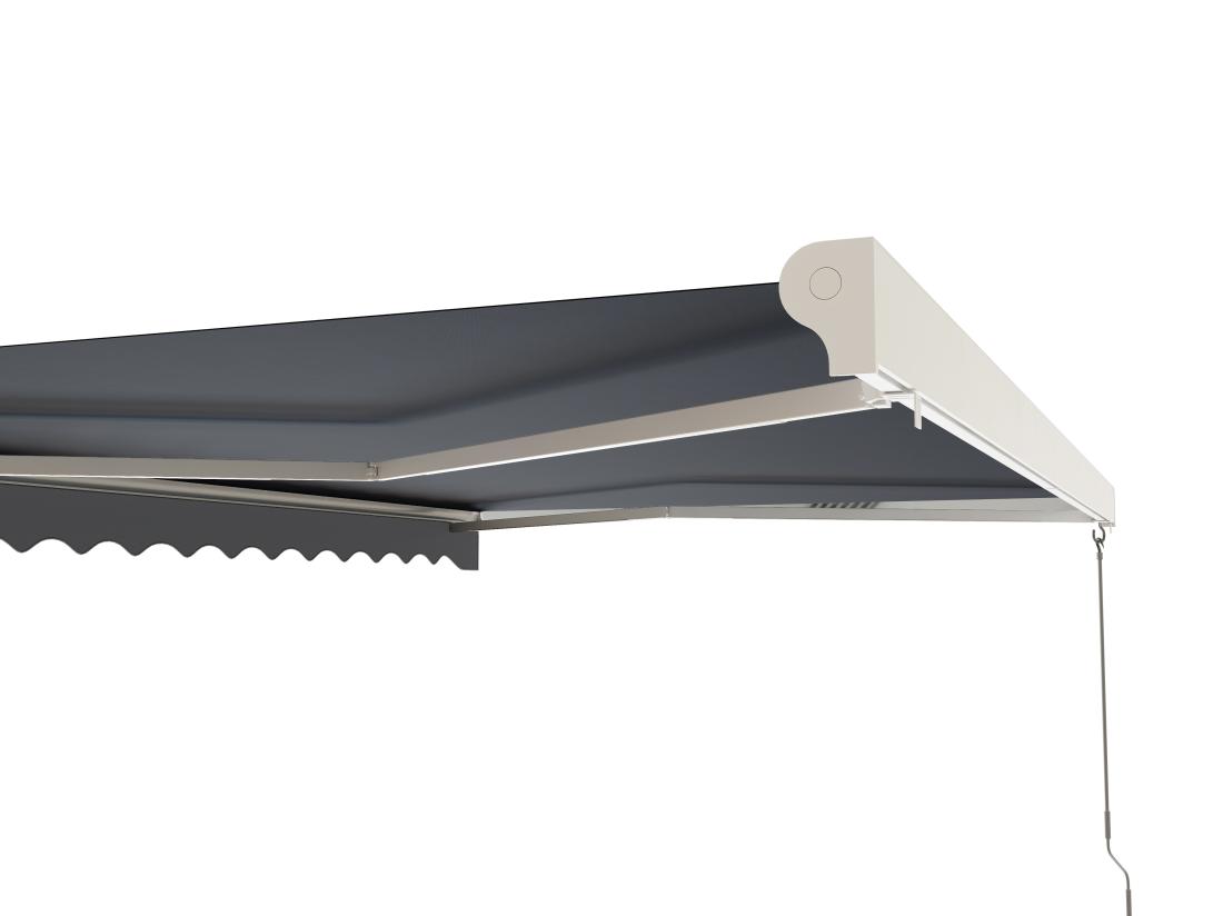 Vente Unique Store Banne Motorisé Avec Semi-coffre 5 X 3 M - Anthracite - COFANA