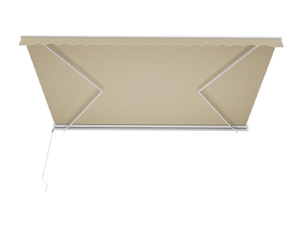 Vente Unique Store Banne Motorisé Avec Semi-coffre 5 X 3 M - Beige - COFANA