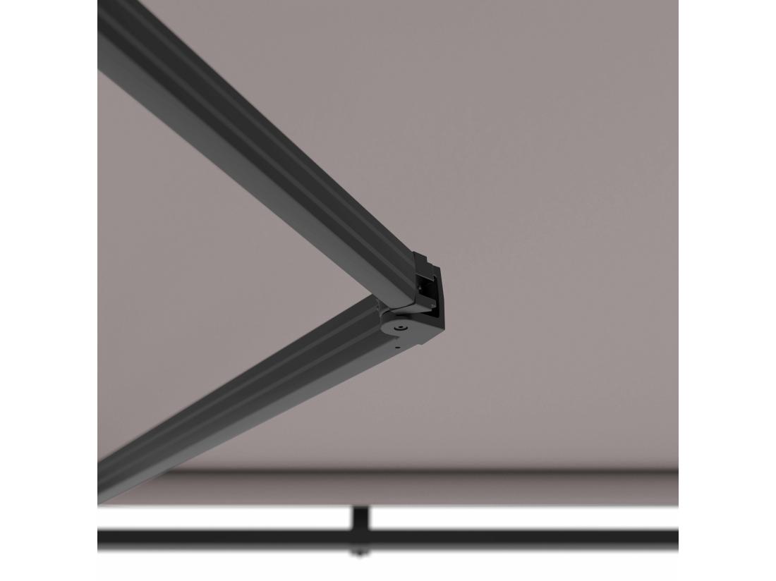 Vente Unique Store Banne Semi-intégral 3x2 5m En Aluminium Taupe