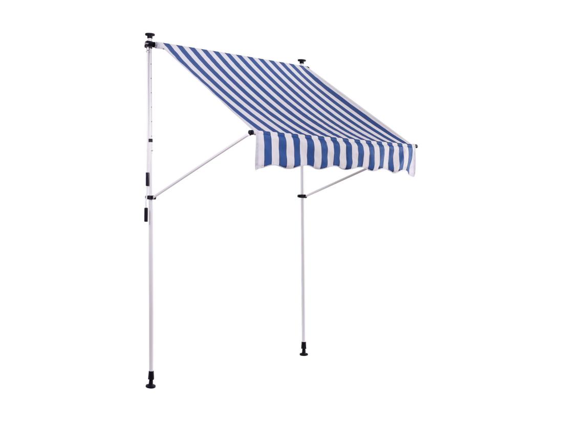 vente unique Store banne terrasse auvent blanche 300 x 120 x 200 cm 10_0002969