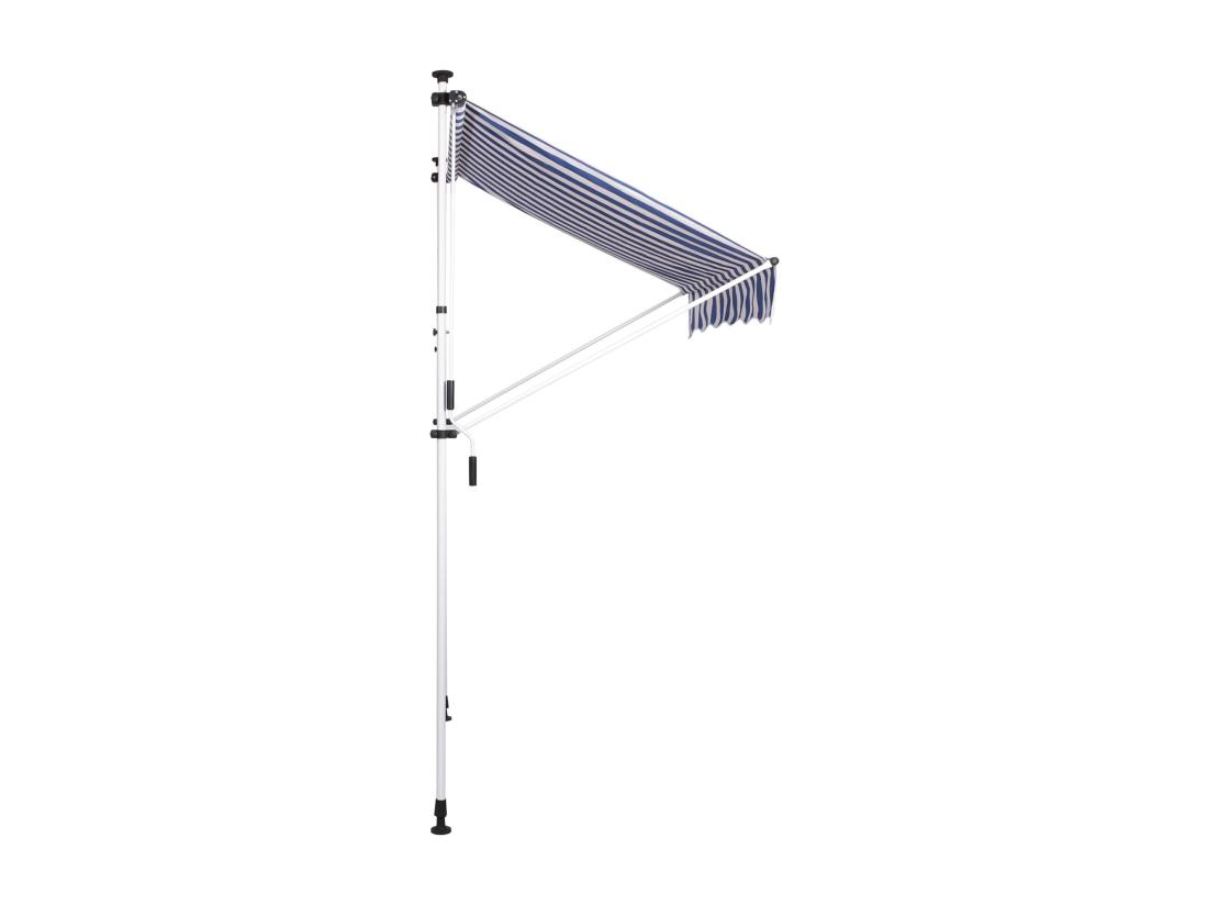 Vente Unique Store Banne Terrasse Auvent Blanche 350 X 120 X 200 Cm 10_0002973