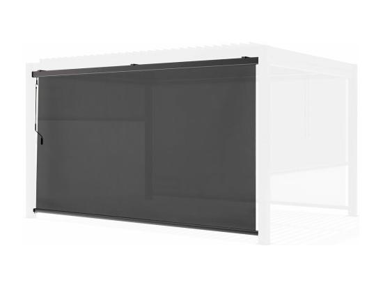 vente unique Store de Pergola bioclimatique- 370 x 204 cm - Gris anthracite