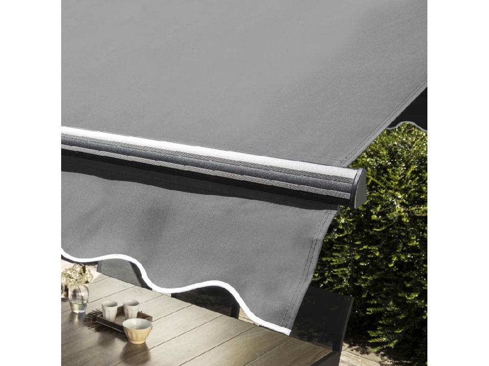 vente unique Store double pente 3 x 4m et 4 dalles lestées anthracite