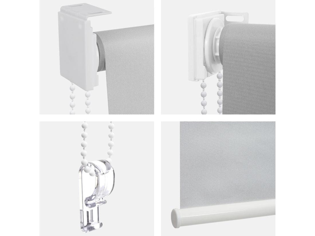 Vente Unique Store Enrouleur De Fenêtre Blanche 90 X 0.3 X 230 Cm 04_0004590