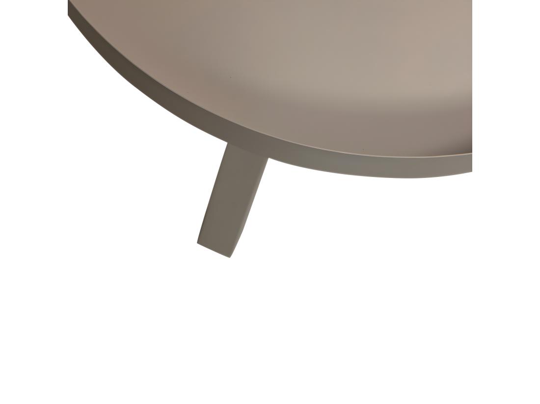 Vente Unique Sunny - Table D'appoint En Métal ø60cm - Beige