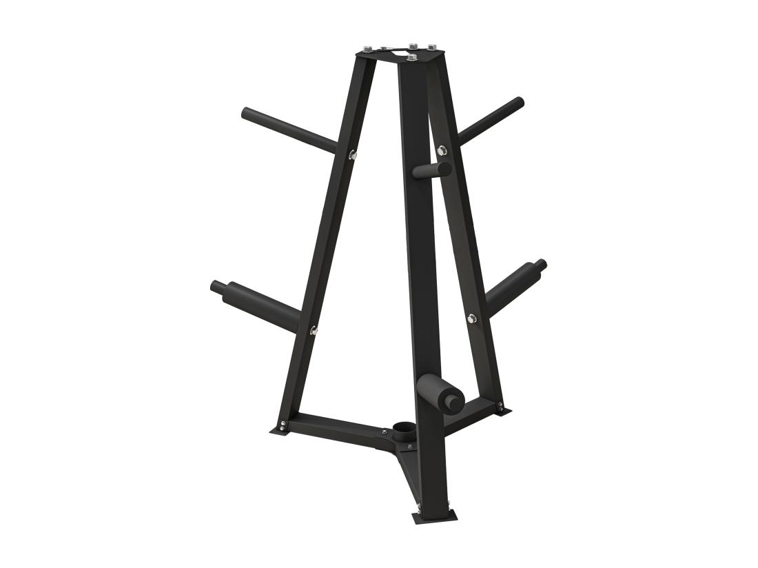 Vente Unique Support De Poids Pour Plaques Barre D'haltère - Rack De Rangement Poids Max. 300 Kg - Acier Noir