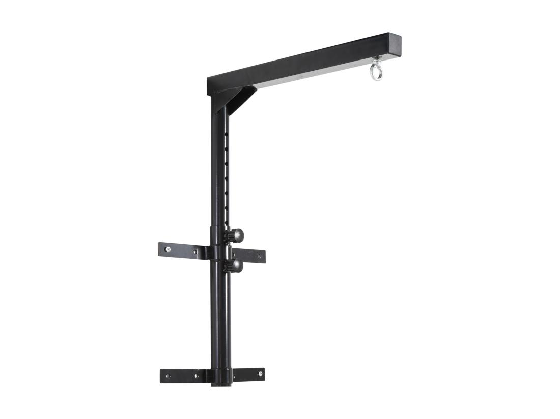 Vente Unique Support Sac De Boxe Fixation Sac De Frappe Hauteur Réglable Charge Max. 100 Kg Acier Noir
