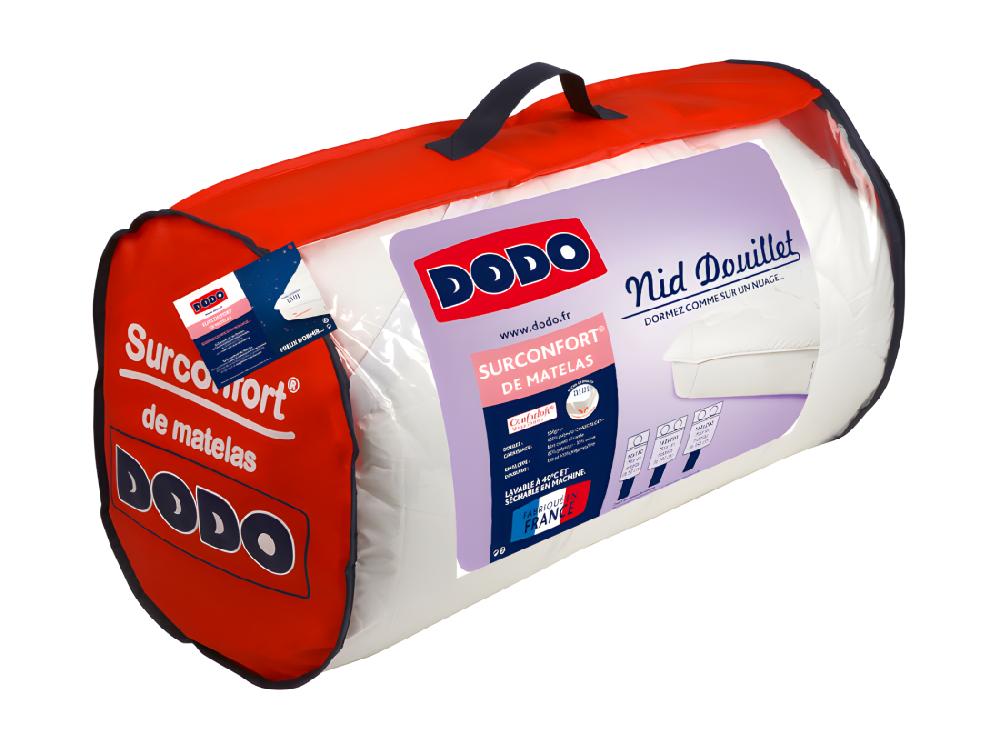 vente unique Surconfort de matelas 1 place DODO - 90x190 cm -NID DOUILLET