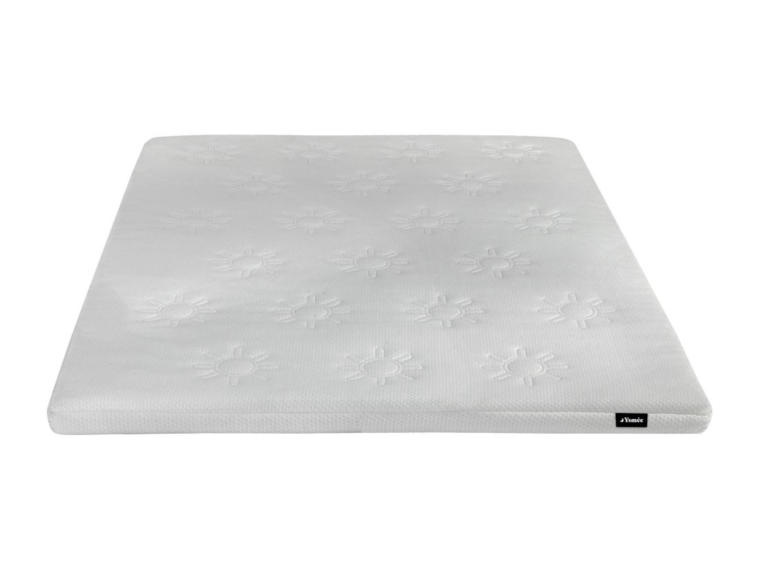 Vente Unique Surmatelas 140 X 190 Cm Gel Et Mousse Mémoire De Forme ép.6cm - BI FEELING De YSMÉE