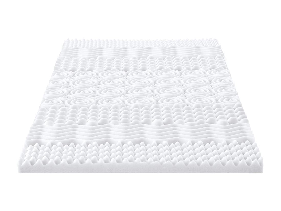Vente Unique Surmatelas 140 X 190 Cm Mémoire De Forme 7 Zones ép.5cm - ARTISSA De YSMÉE