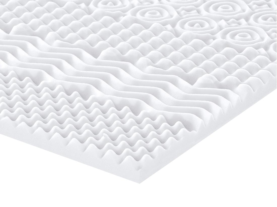 Vente Unique Surmatelas 140 X 190 Cm Mémoire De Forme 7 Zones ép.5cm - ARTISSA De YSMÉE