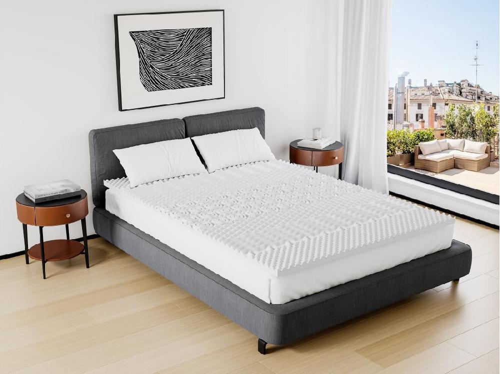 vente unique Surmatelas 140 x 190 cm mémoire de forme 7 zones ép.5cm - ARTISSA de YSMÉE