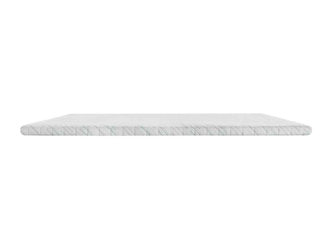 Vente Unique Surmatelas 140 X 190 Cm Mémoire De Forme Coutil Bambou ép.5cm - LUFFY De NATUREA