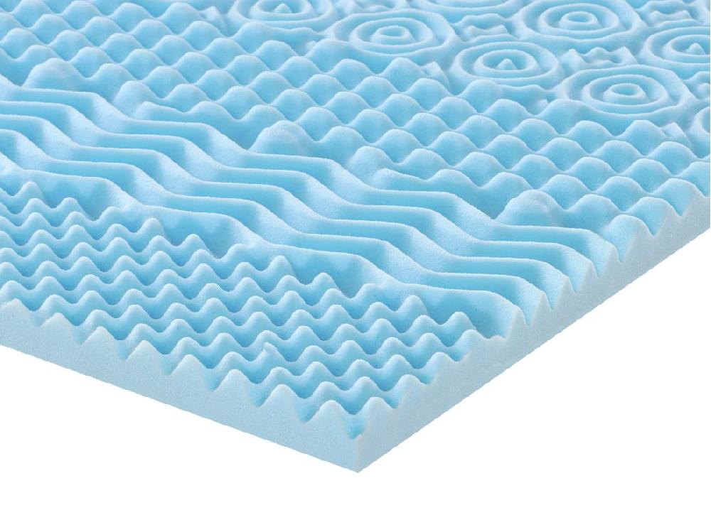 Vente Unique Surmatelas 160 X 200 Cm Mémoire De Forme 7 Zones Rafraîchissant ép.5cm - VENARI De YSMÉE