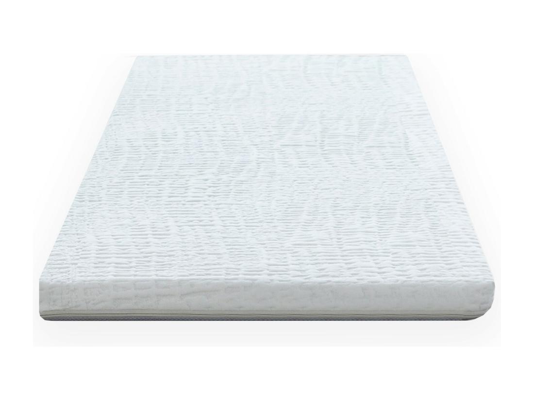 vente unique Surmatelas déhoussable Latex 60 kg 3 zones de confort Dimensions - 80 x 200 cm