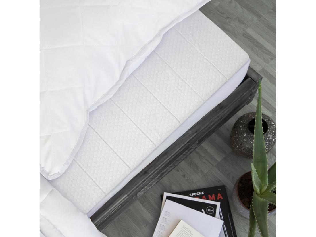 Vente Unique Surmatelas Soutien Ferme Avec Housse Lavable - Surmatelas 90x200