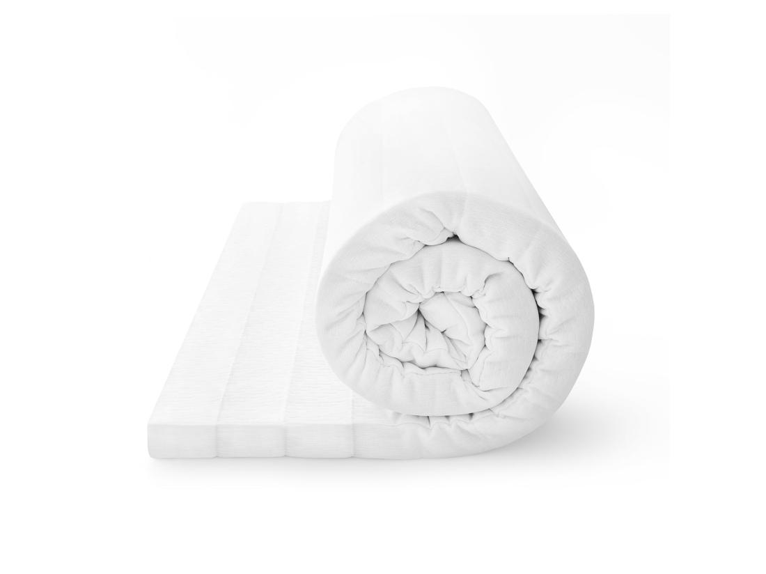 Vente Unique Surmatelas Soutien Ferme Avec Housse Lavable - Surmatelas 140x200