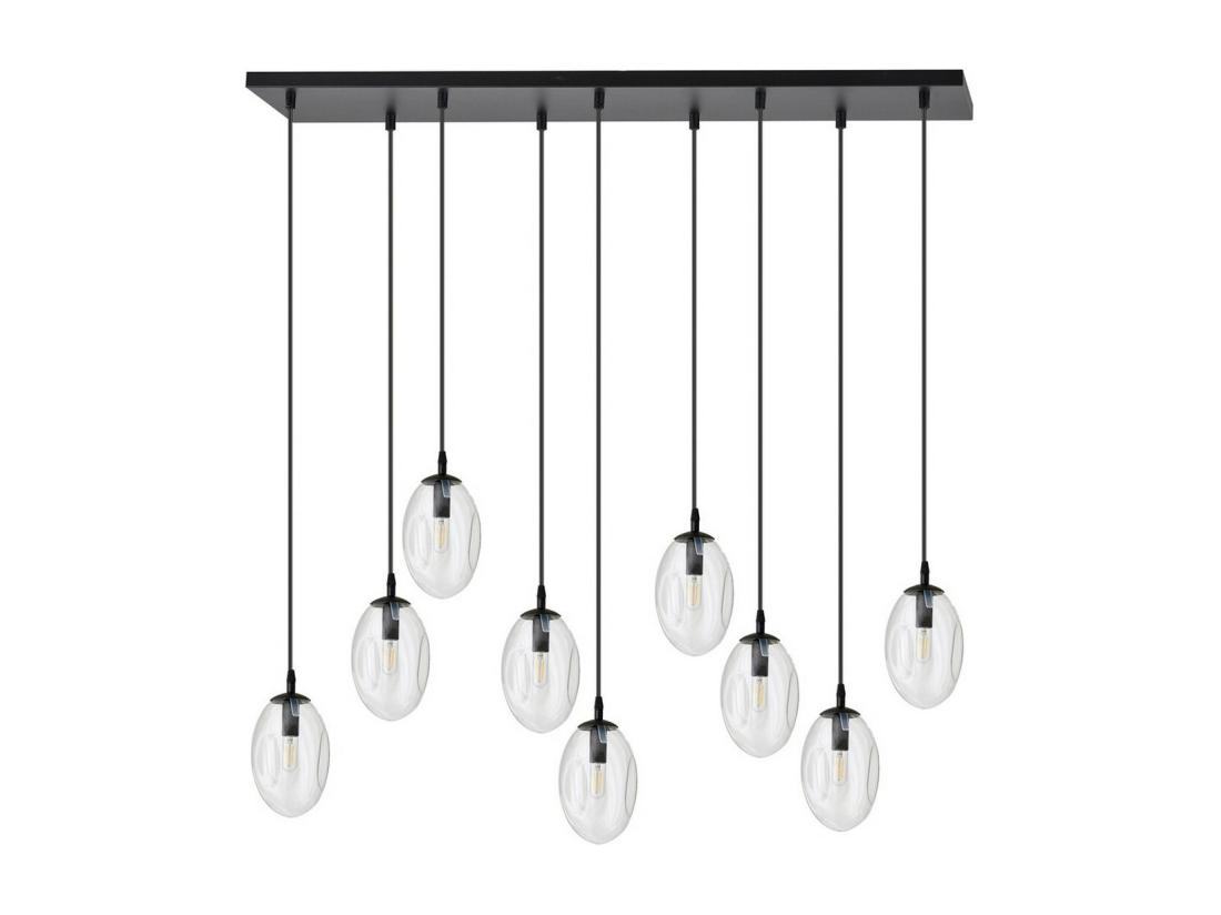 Vente Unique Suspension Astral Noir 100x100x22 Cm EPIKASA