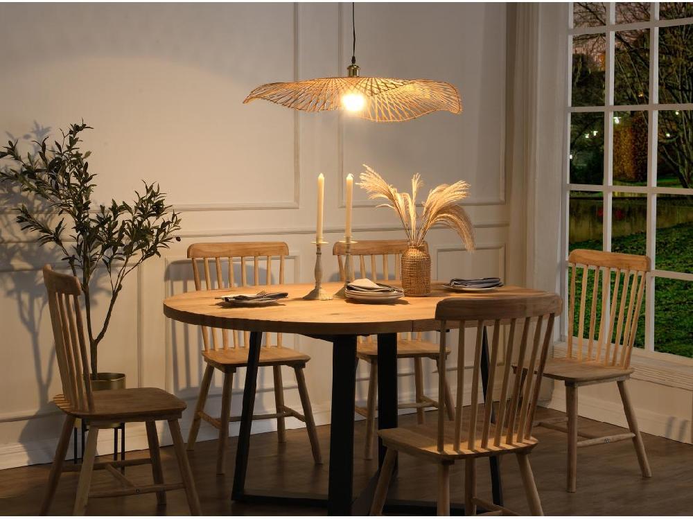 Vente Unique Suspension En Bambou - D.80 X H.120 Cm - Naturel Clair - JURUA