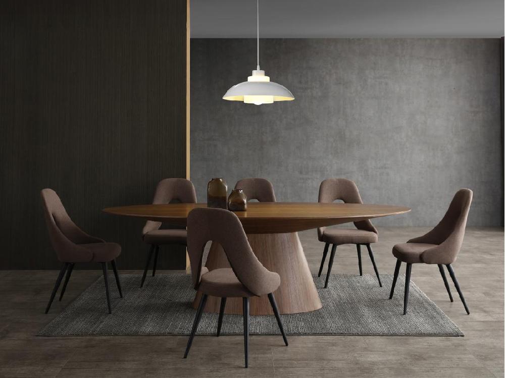 vente unique Suspension en métal - D. 34 x H. 120 cm - Blanc - BRILIVA