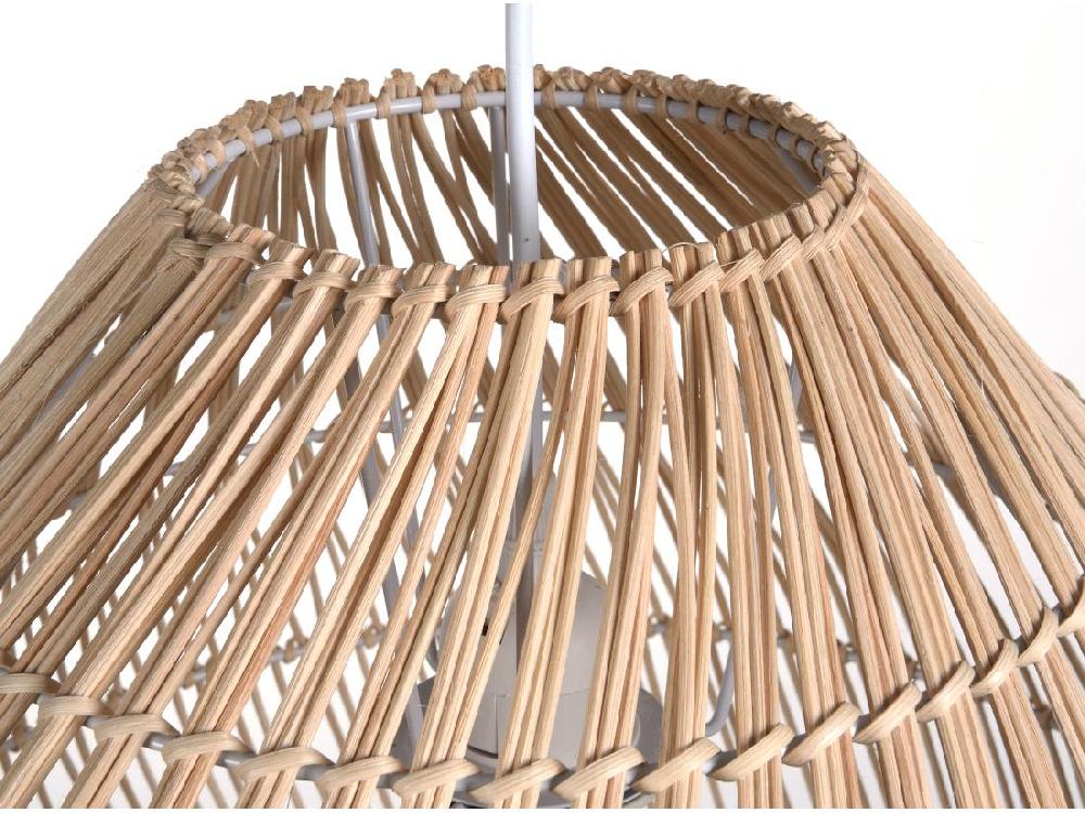Vente Unique Suspension En Métal Et Rotin Style Ethnique - D. 40 X H. 120 Cm - Naturel - PARNAIBA