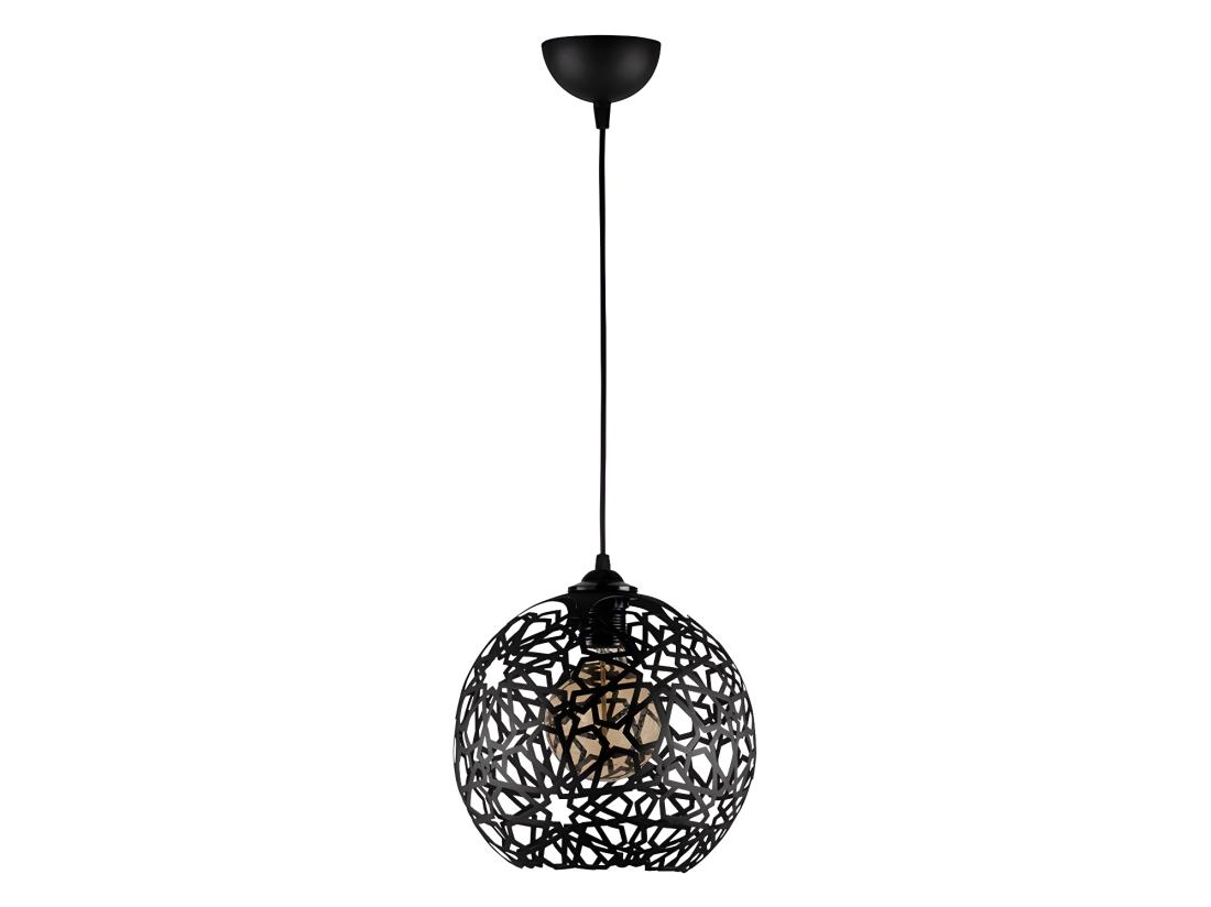 Vente Unique Suspension Filaire En Métal à Hauteur Réglable - D. 25 X H. 39 /119 Cm - Noir - CELINDRA