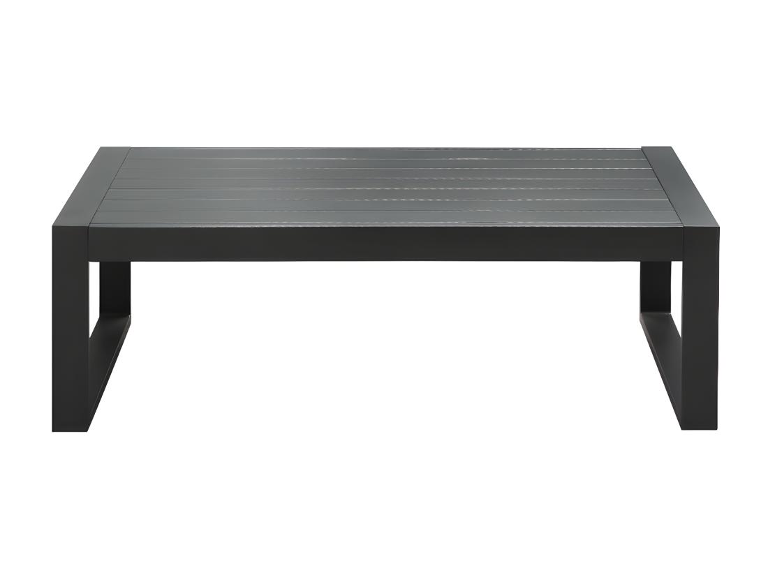 Vente Unique Table Basse De Jardin En Aluminium - Anthracite - MOLOKAI De MYLIA
